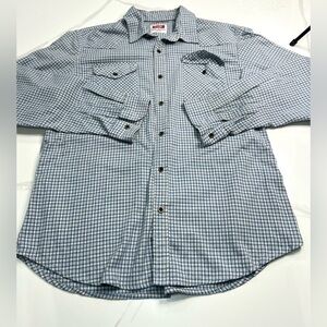 Wrangler Button Down Men’s XL Long Sleeve Cotton Blend Workwear